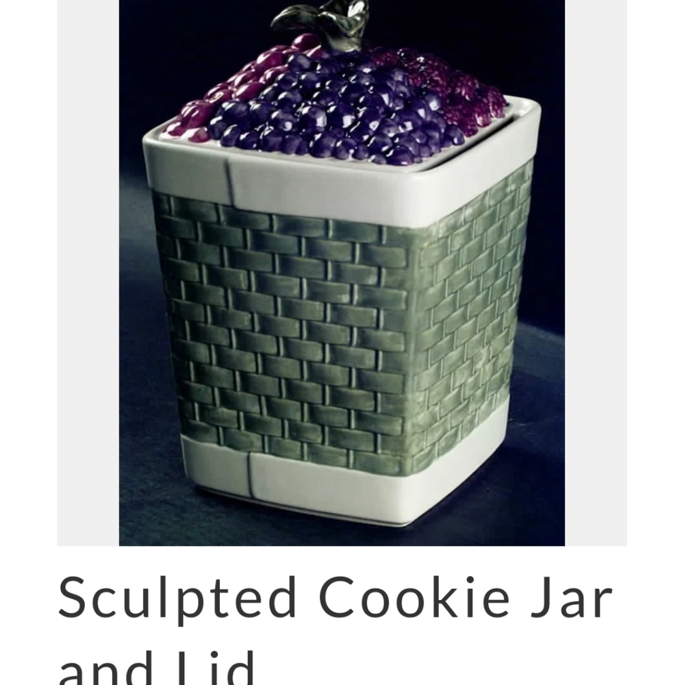 Jamberry by Pfaltzgraff cookie jar
